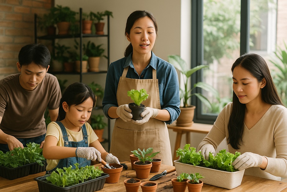 Trồng rau sạch tại nhà